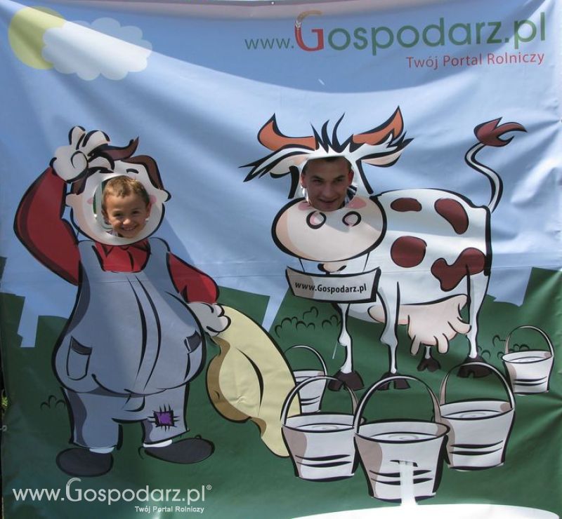 Gospodarz i Krówka znajdź swoje zdjęcie z Zielonego Agro Show 