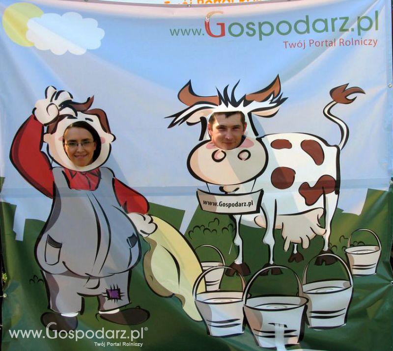 Gospodarz i Krówka znajdź swoje zdjęcie z Zielonego Agro Show 