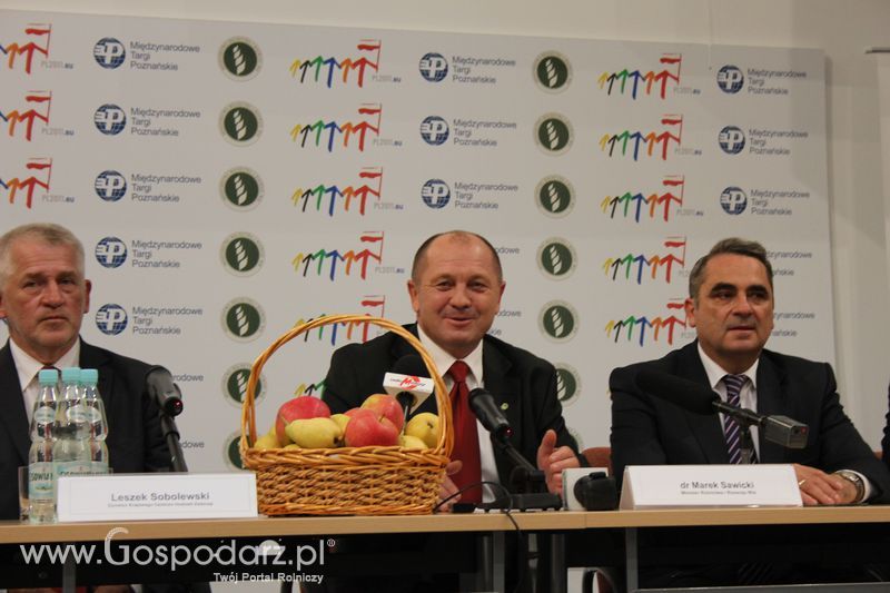 Konferencja prasowa Ministra Rolnictwa i Rozwoju Wsi i Prezesa Międzynarodowych Targów Poznańskich