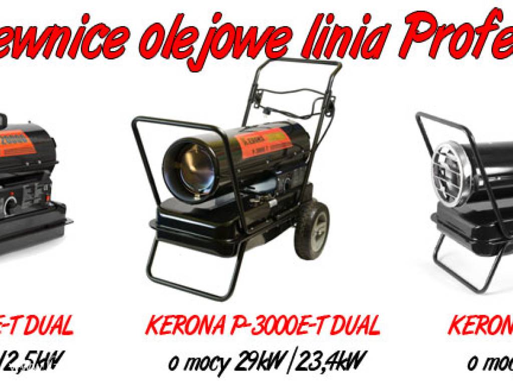 Nagrzewnica olejowa z termostatem KERONA P-3000 DUAL o mocy 29/23,2 kW 8