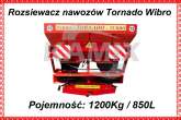 Rozsiewacz nawozów Tornado Wibro  850 L / 1200 kg DEXWAL