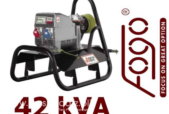 Agregat rolniczy AGROWATT AW 42AVR moc 42 kVA, agregat prądotwórczy, generator prądu