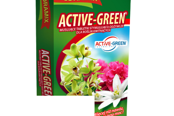 ACTIVE-GREEN® Musujące Tabletki dla Roślin Kwitnących